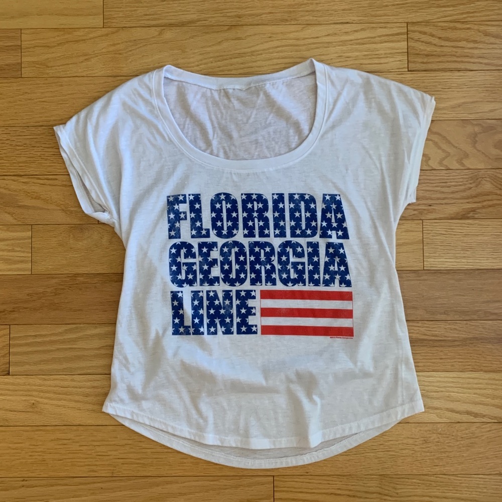 Florida Georgia Line American Flag T-shirt